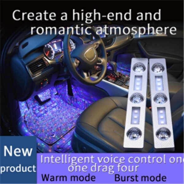 Car Decorative Lamp USB LED Light Star Starry Night Automobile Atmosphere Light Car Interior Accessories - Image 5