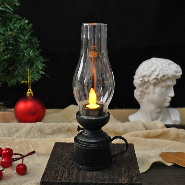 Retro Kerosene Lamp LED Electronic Candle Light Creative - Image 3