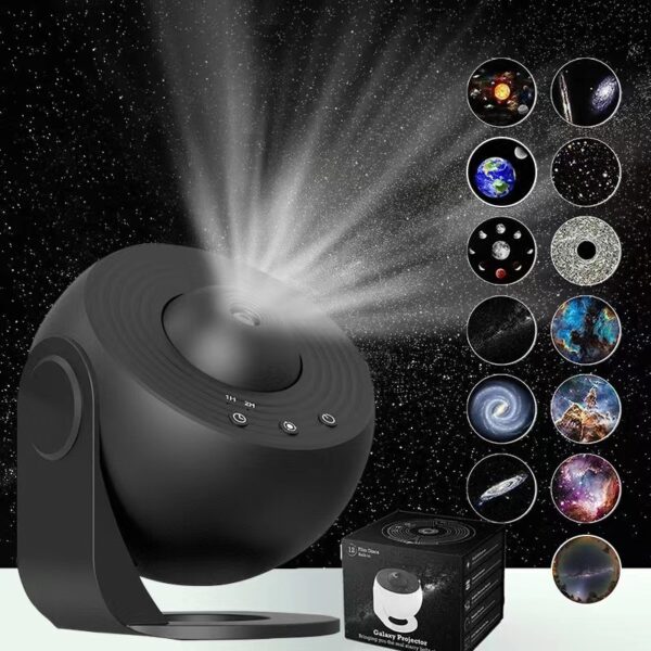 HD Focusing Starry Sky Galaxy Projection Lamp - Image 5