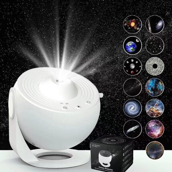 HD Focusing Starry Sky Galaxy Projection Lamp - Image 3