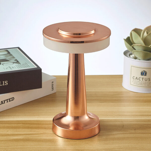 Touch Led Charging Table Lamp Creative Lamp Mushroom Lamp Cordless Rechargeable Touch Sensor Metal Aluminum Wireless Table Lamps - Image 7