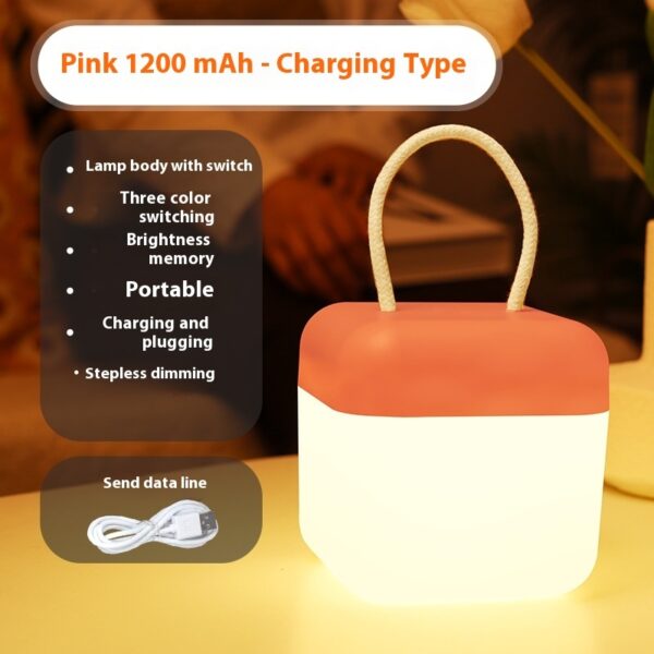 LED Hanger Solid Color Portable Rechargeable Light - Image 2