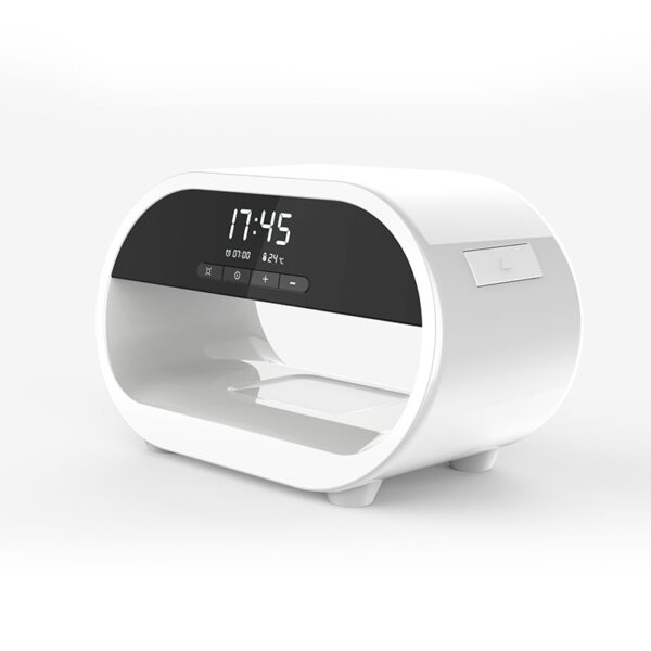 Small Night Lamp Multi-purpose Alarm Clock Wireless Charger - Image 5