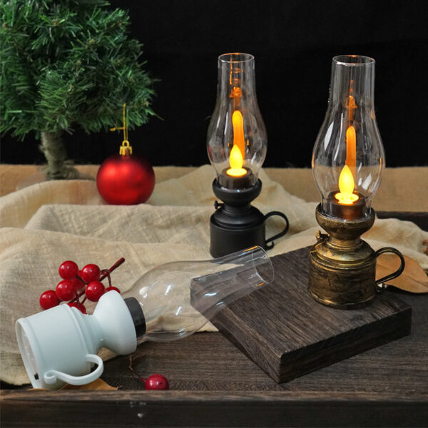 Retro Kerosene Lamp LED Electronic Candle Light Creative - Image 7