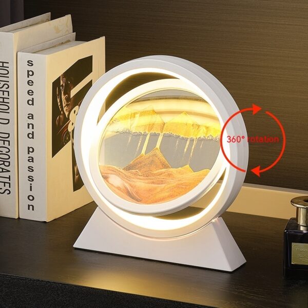 Quicksand Painting Hourglass Decoration Small Night Lamp Atmosphere Gift - Image 9